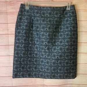 Brooks Brothers Blue Black Career‎ Skirt Size12